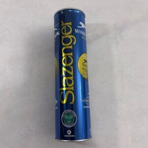Vintage Slazenger Wimbledon Ultra Vis Tennis Balls Can Hydroguard ITF